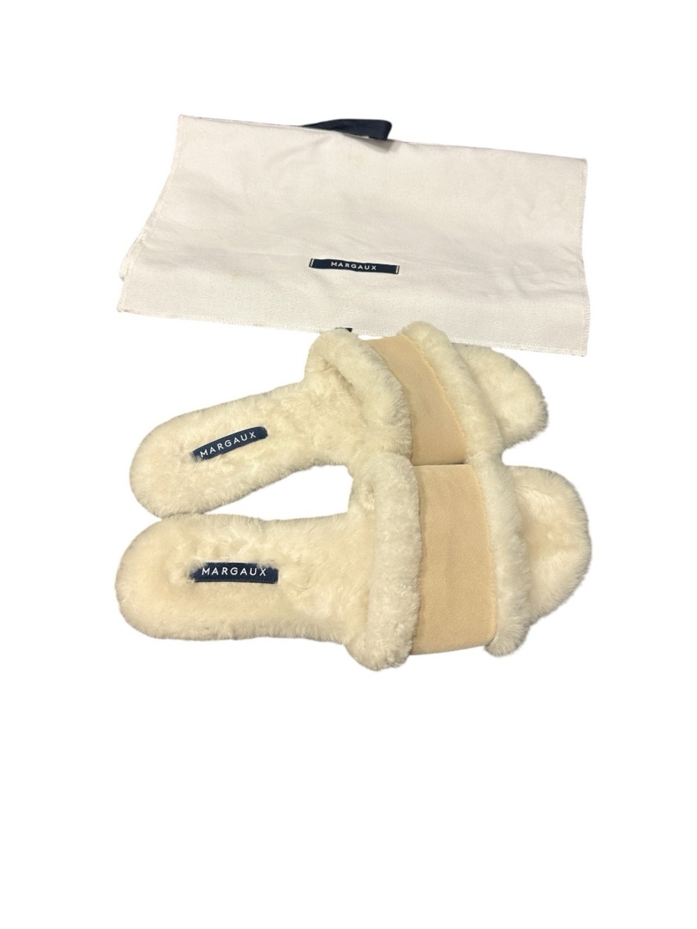 Margaux Shearling Slides Women’s‎ Size 38 / US 8 Handmade Spain